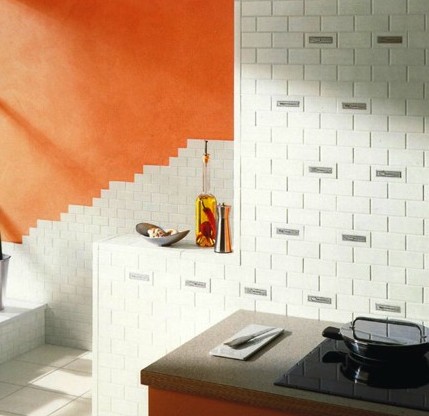 Немецкая плитка Senso в кухонном интерьере